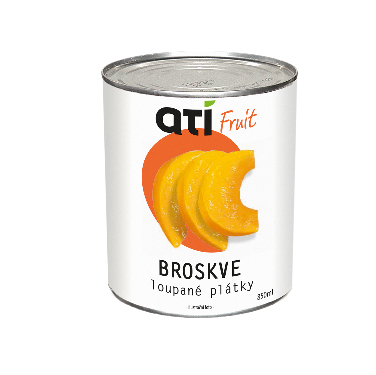 ATI Fruit broskve loupané plátky